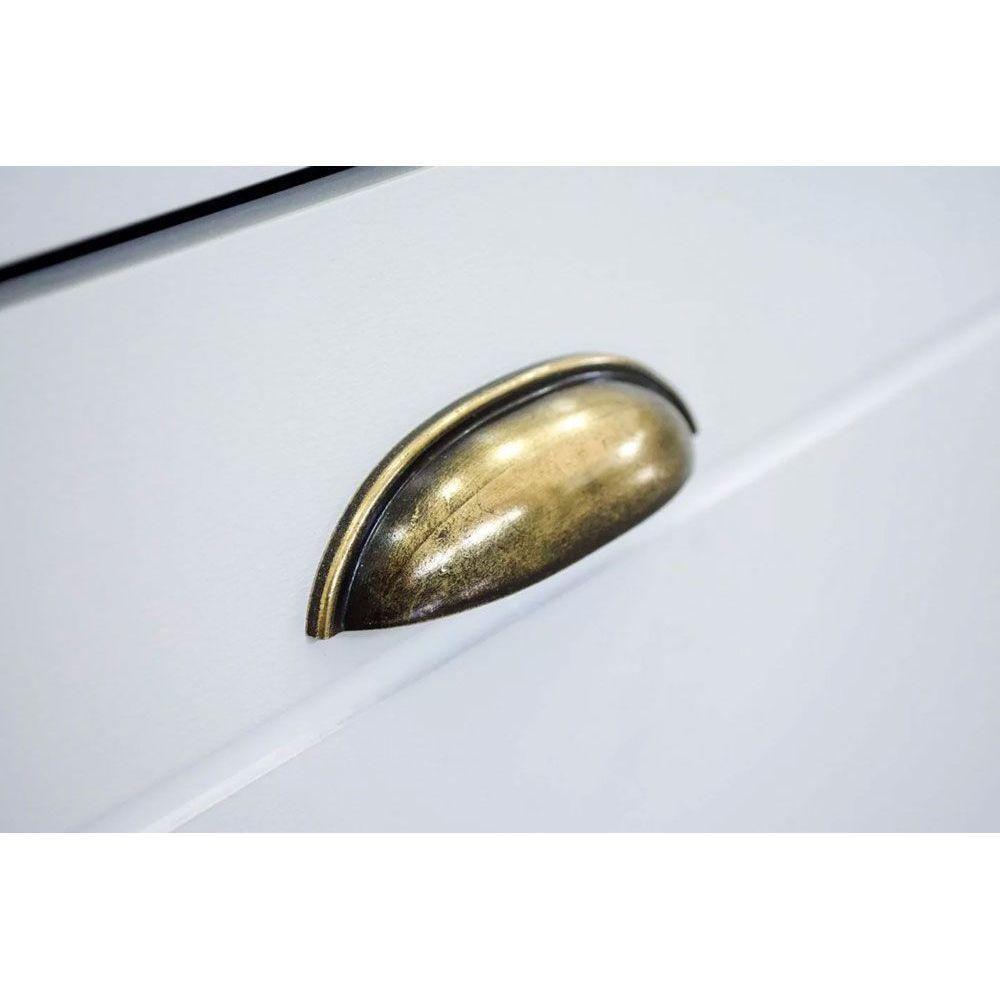 Miniatura Cozinha Modulada Completa 13pçs Torre Quente 5 Aéreos 3 Balcões Cz268 Branco - Henn