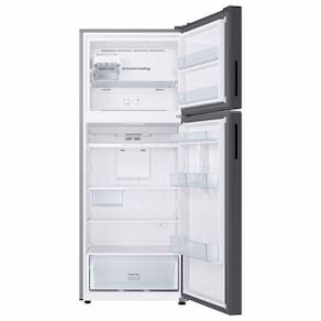 Miniatura Geladeira Smart Samsung Frost Free Duplex RT42 com SpaceMax e All Around Cooling 411L Bivolt - Black Inox
