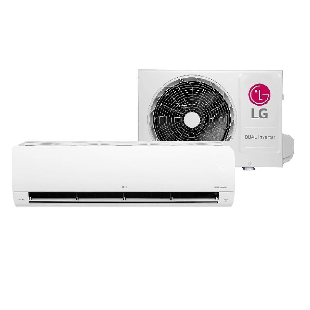 Miniatura Ar Condicionado Split LG Hw Dual Voice Inverter 12.000 Btu/h Frio Monofásico Branco S3-Q12JA31K 220V