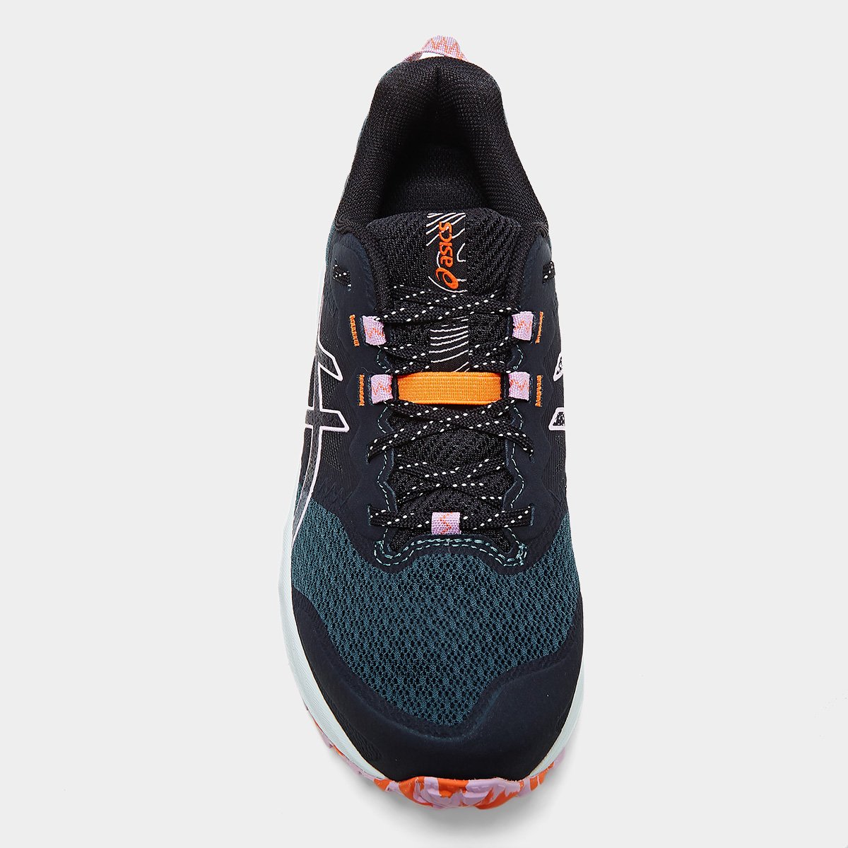 Miniatura Tênis Asics Gel-Trabuco Terra 2 Feminino Verde+Roxo - 34