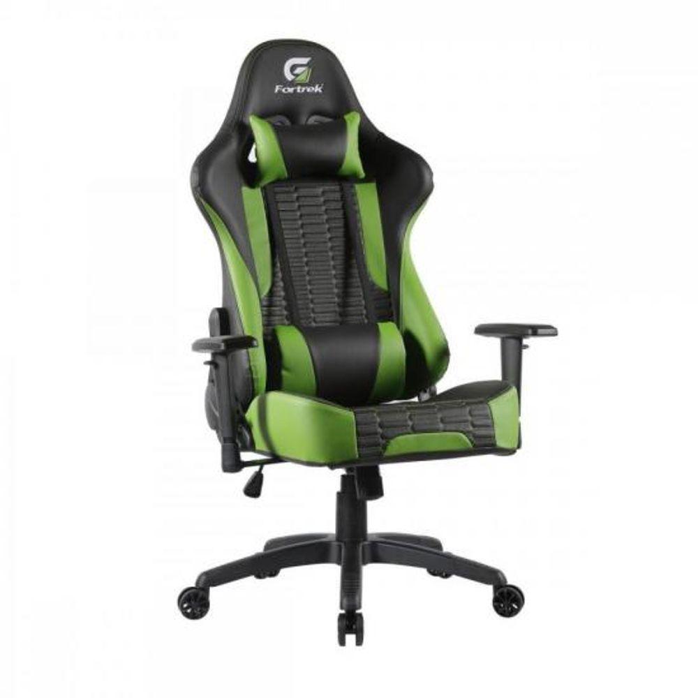 Miniatura Cadeira Gamer Fortrek Cruiser Preta-verde