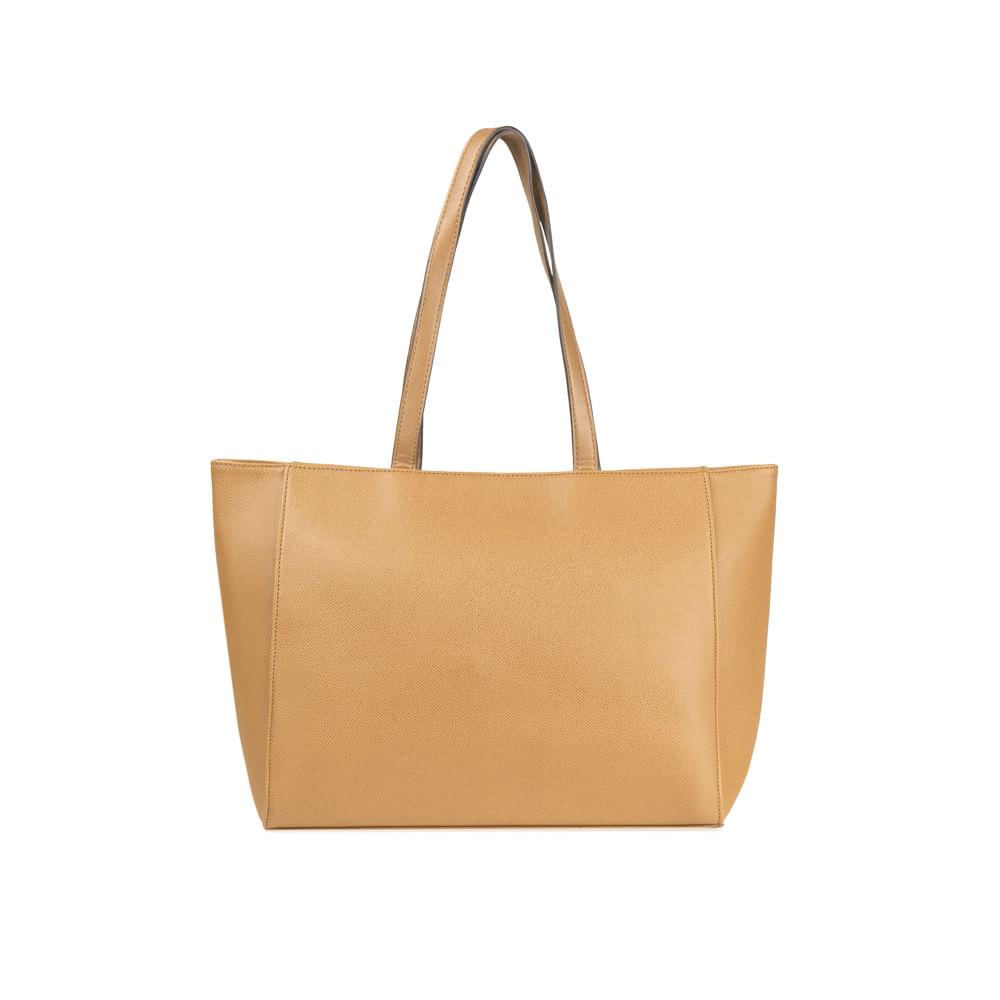 Miniatura Bolsa Feminina Grande Tote Com Alça Alongada Bege Bege - G