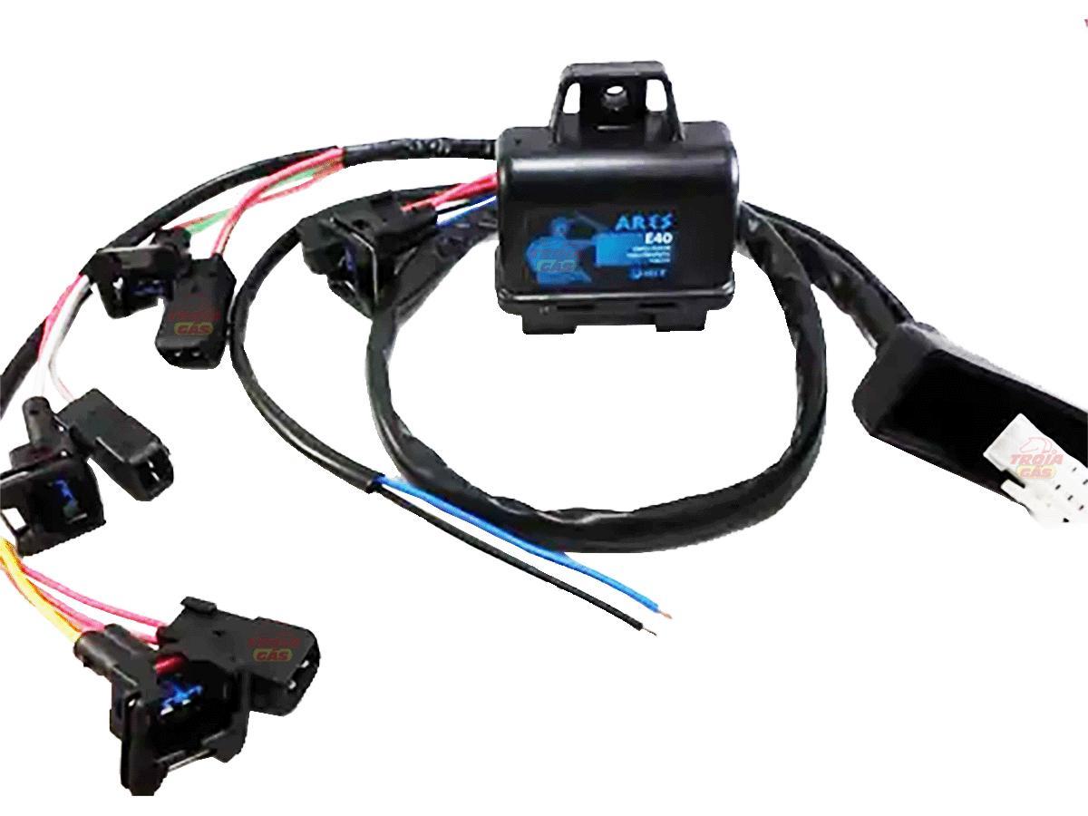 Miniatura Emulador Ares E40 4 Bicos Injetores Chicote Conectores Igt