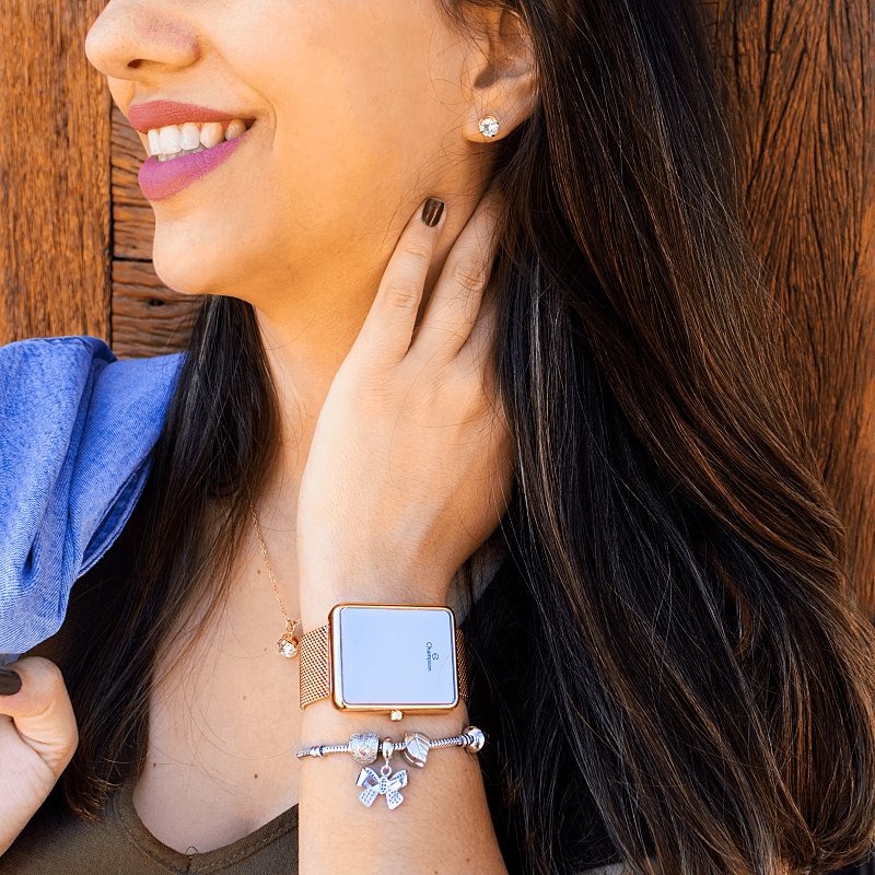 Relógio Feminino Champion Dourado Prova D'água 30 metros CH40080B