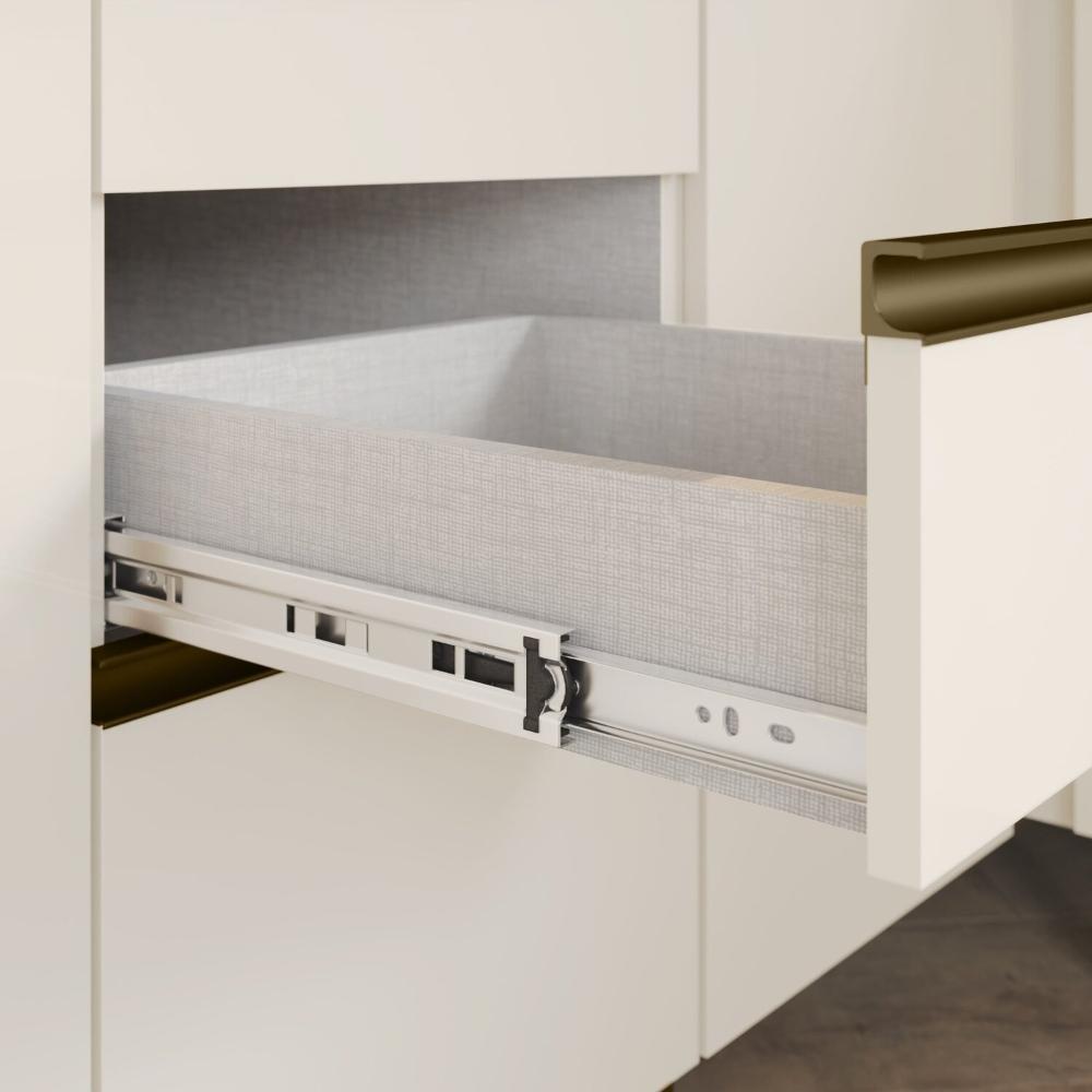 Miniatura Kit Ilha Gourmet 2 Portas 3 Gavetas com Tampo Connect Duna/Off White
