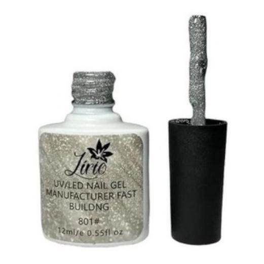Miniatura Gritter Prata Refletivo 10Ml Manicure Unha Gel Diamont