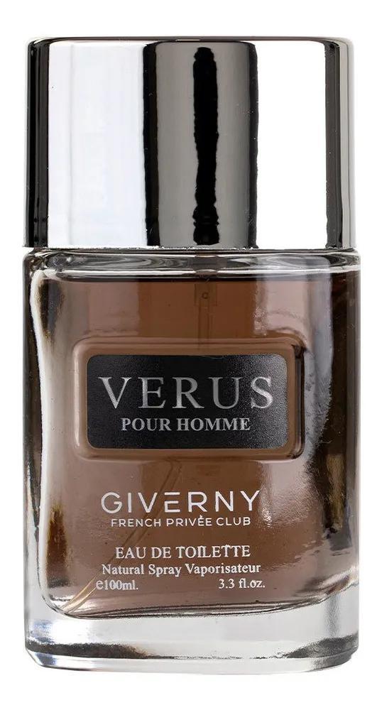 Miniatura Perfume Masculino Giverny Verus Pour Homme Toilette 100Ml