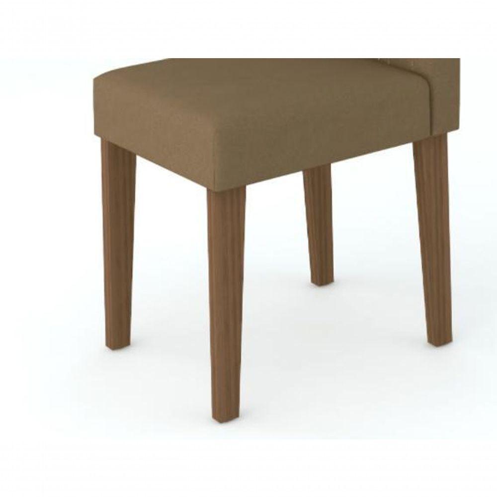 Miniatura Conjunto 2 Cadeiras Ana Imbuia/veludo Marrom Rose