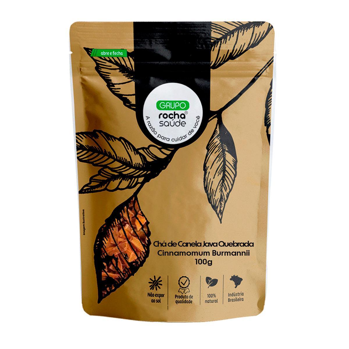 Miniatura Chá De Canela Java Quebrada - Cinnamomum Burmannii - 100G