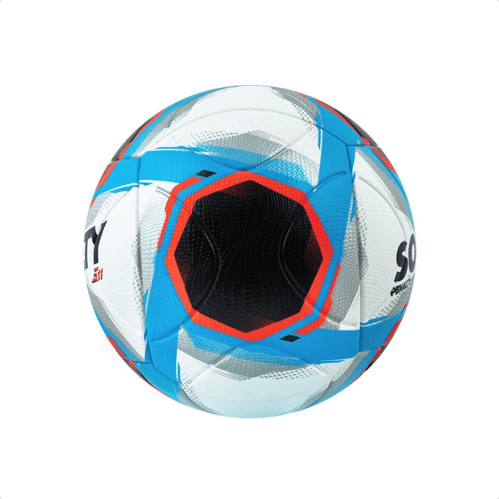 Miniatura Bola Penalty Society S11 R2 XXV Branco / Azul