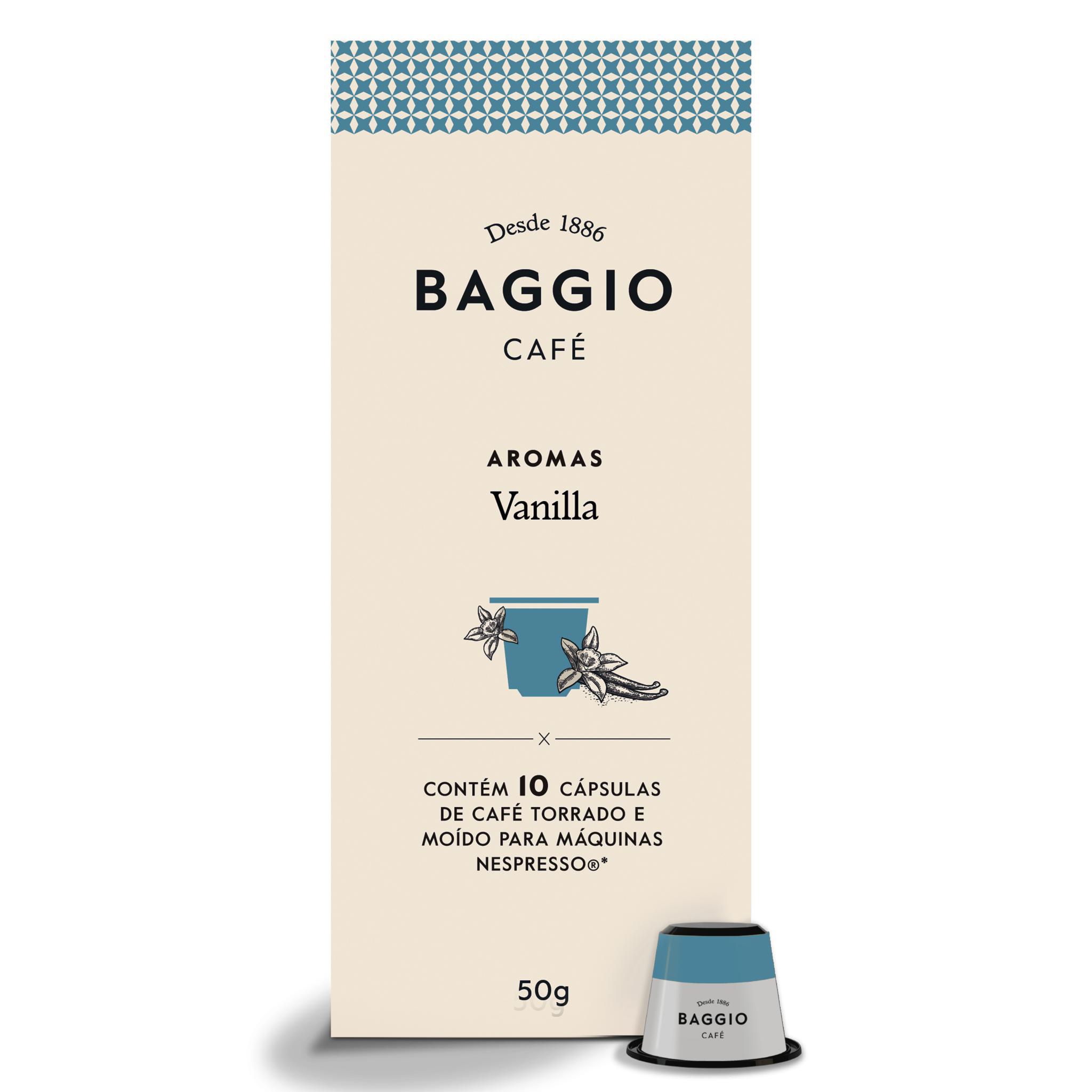 Miniatura Café Gourmet Baggio Aromas Vanilla - Cápsulas Nespresso®