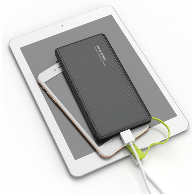 Miniatura Carregador Portátil Power Bank Pineng Pn-951 Slim 10000 mah