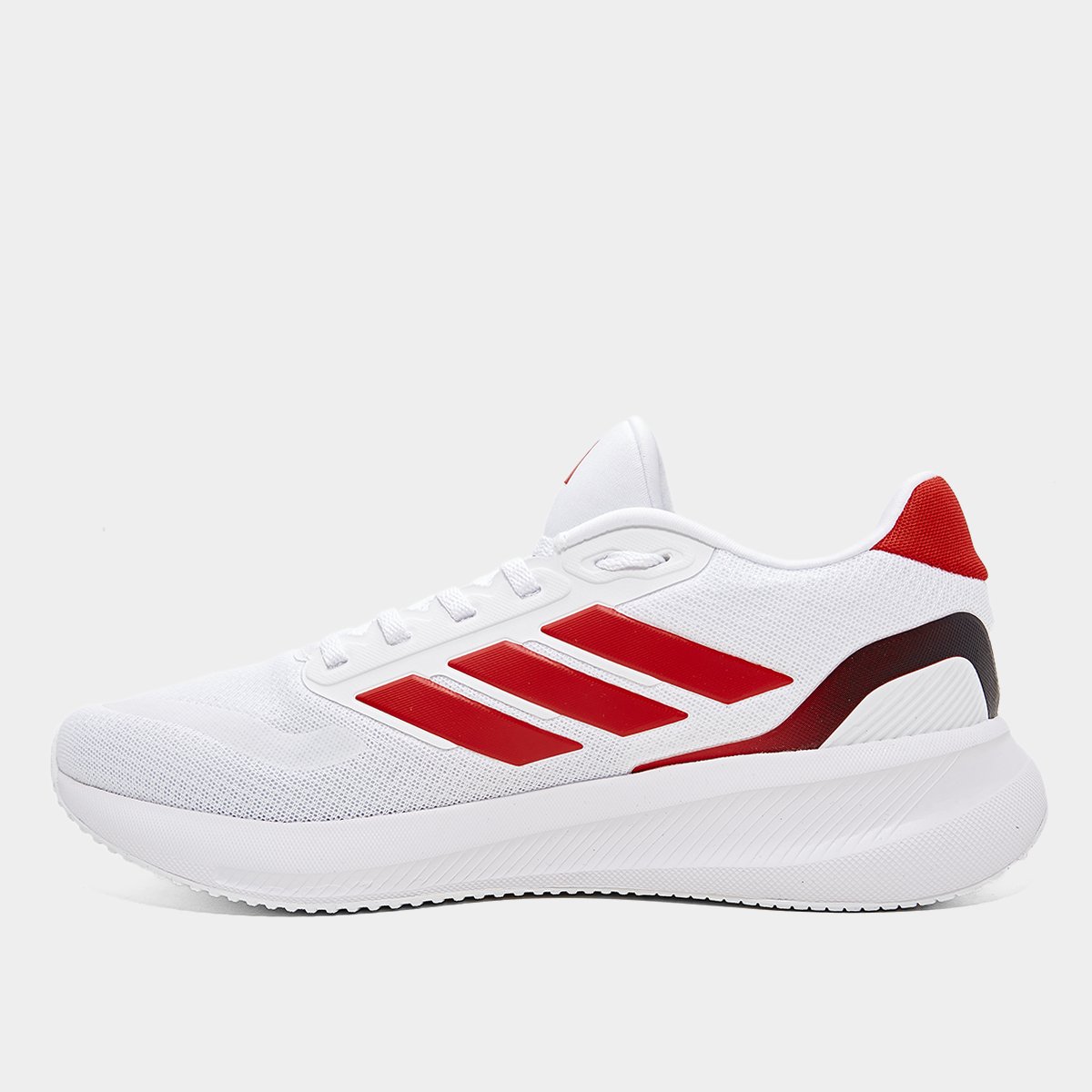 Miniatura Tênis Adidas Runfalcon 5 OPA12 Masculino Branco+Vermelho - 38