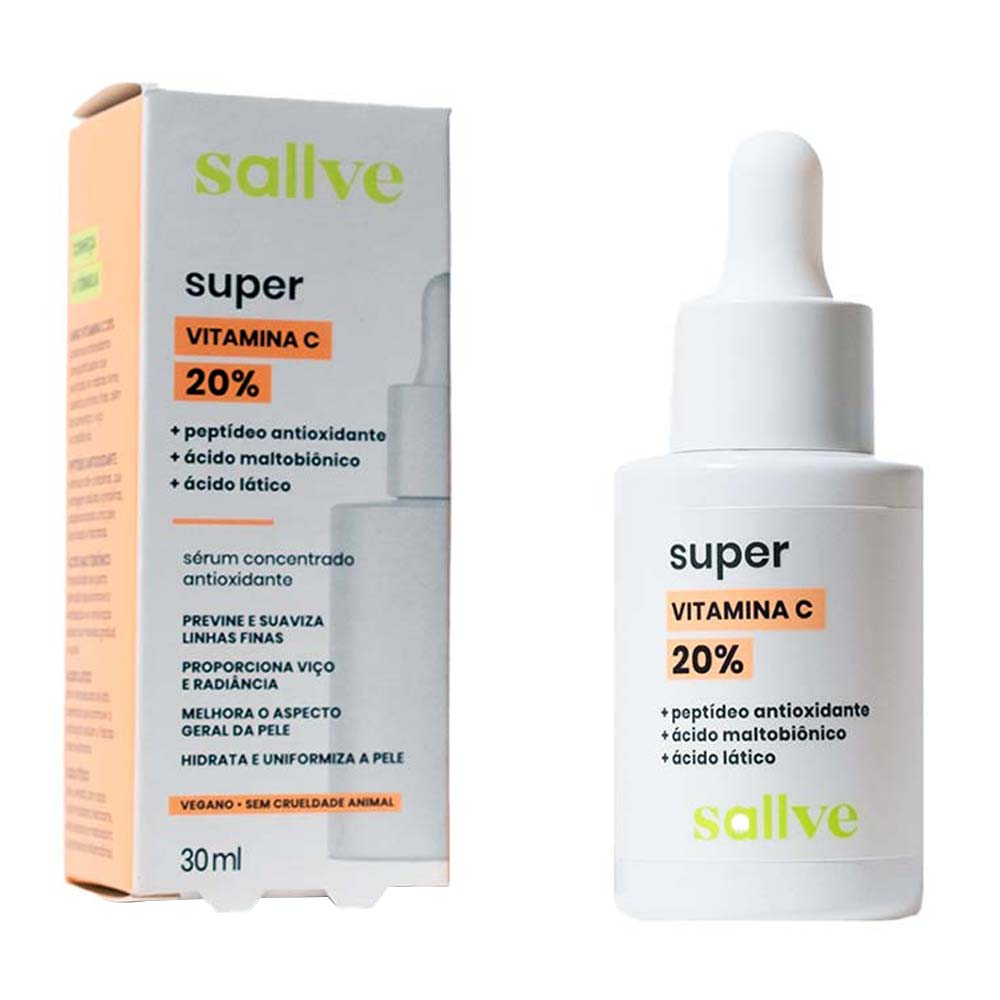 Miniatura Sérum Facial Sallve Vitamina C 20% 30ml