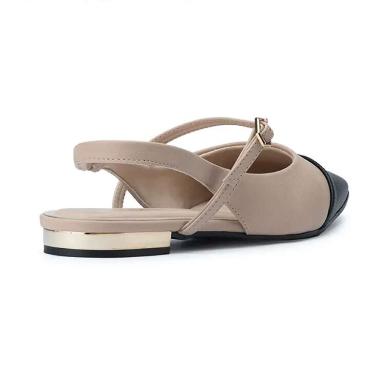 Miniatura Sapatilha Bebecê Chanel Feminina - Nude - NUDE