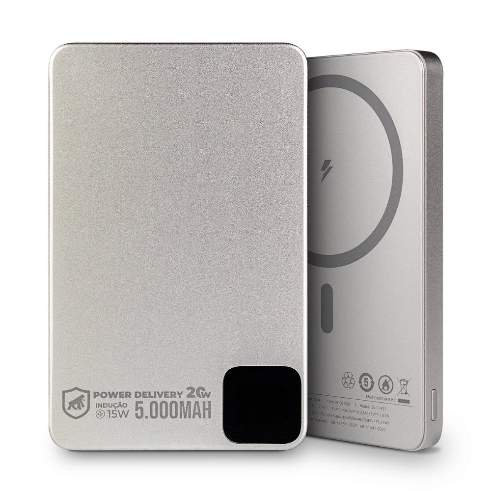 Carregador Portátil 5.000mAh - Ultra Slim  - Gshield