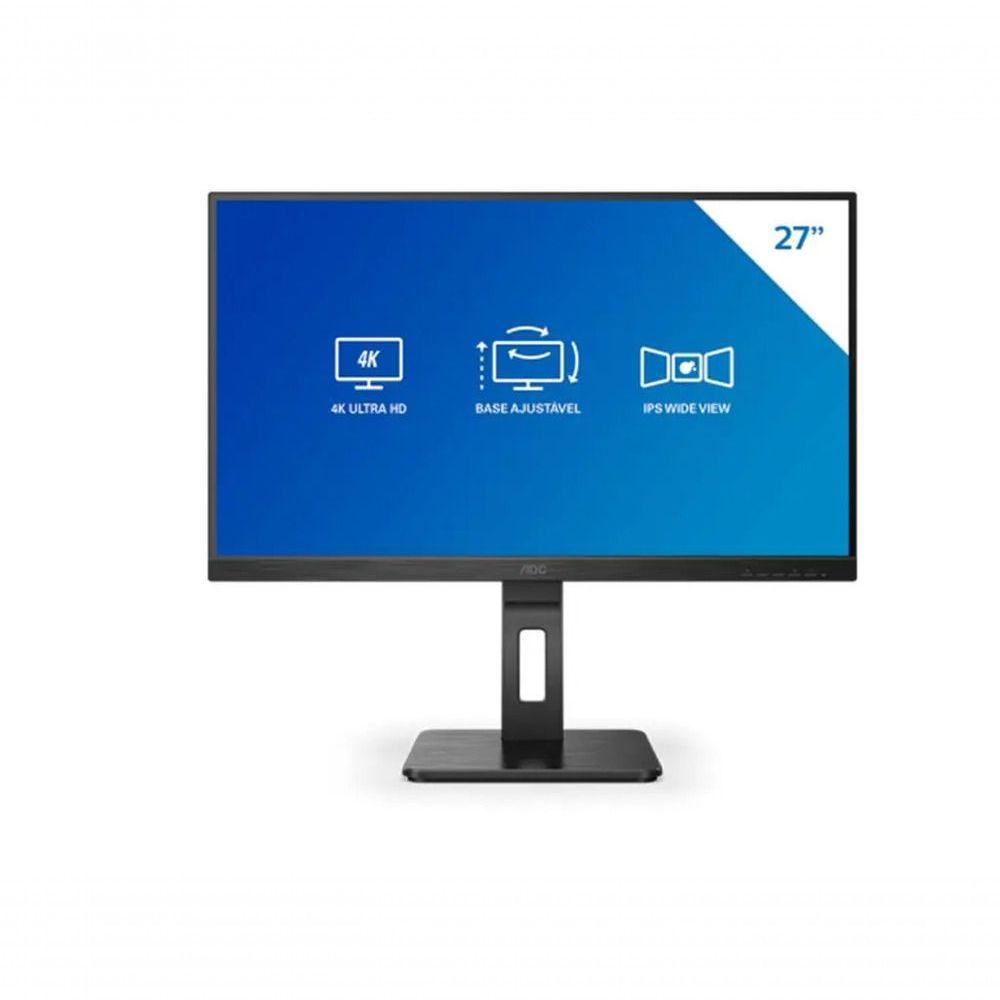 Monitor Aoc 27 Ips 4k 60hz 4ms… | Shopping do Inter