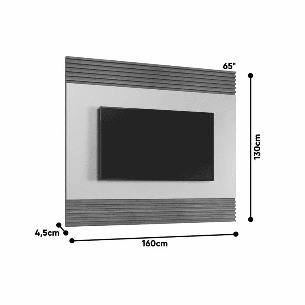Miniatura Home Para Sala De Tv Moderno - Seviilha - Mavau Móveis