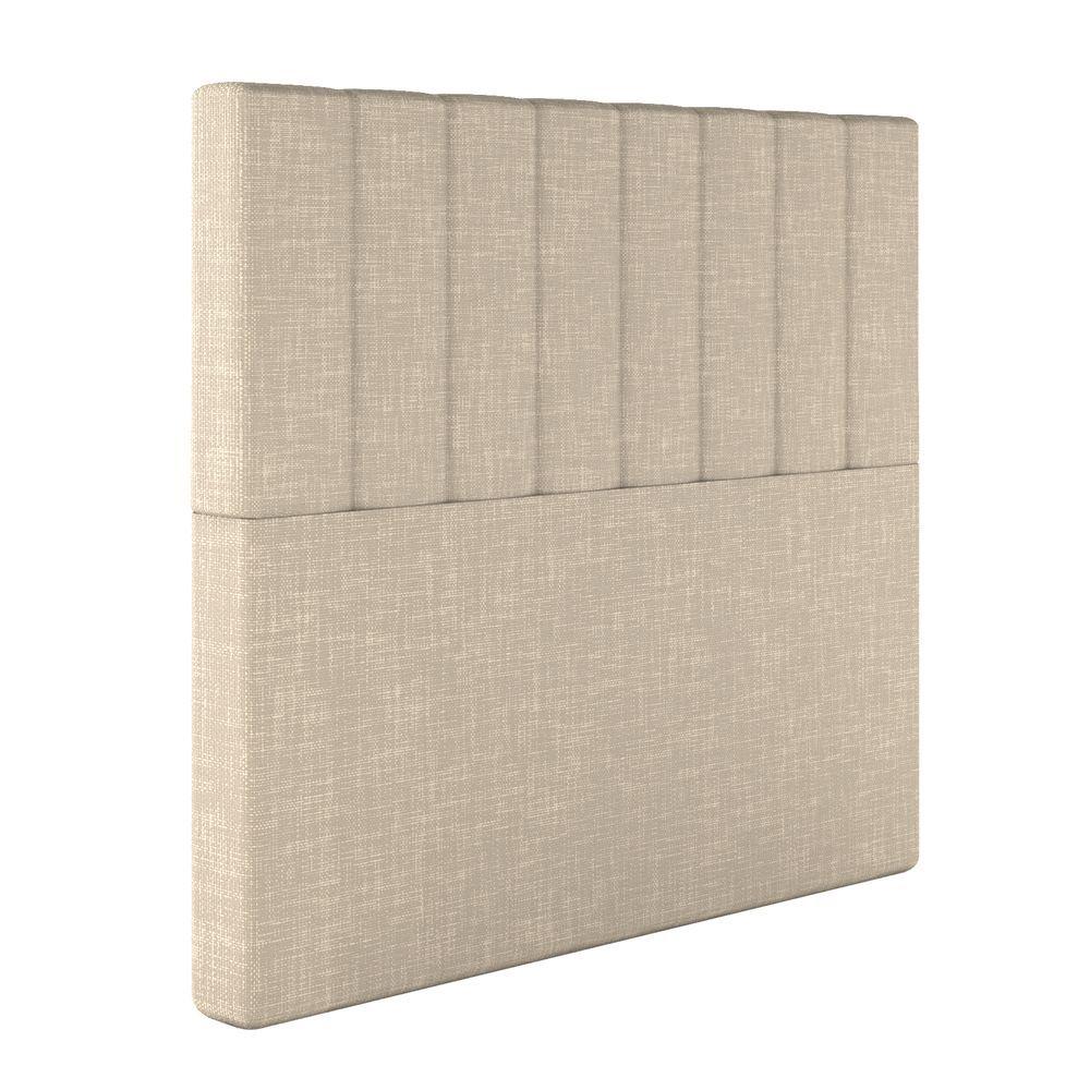Miniatura Cabeceira Box Queen Dubai Em Linho Cor:bege