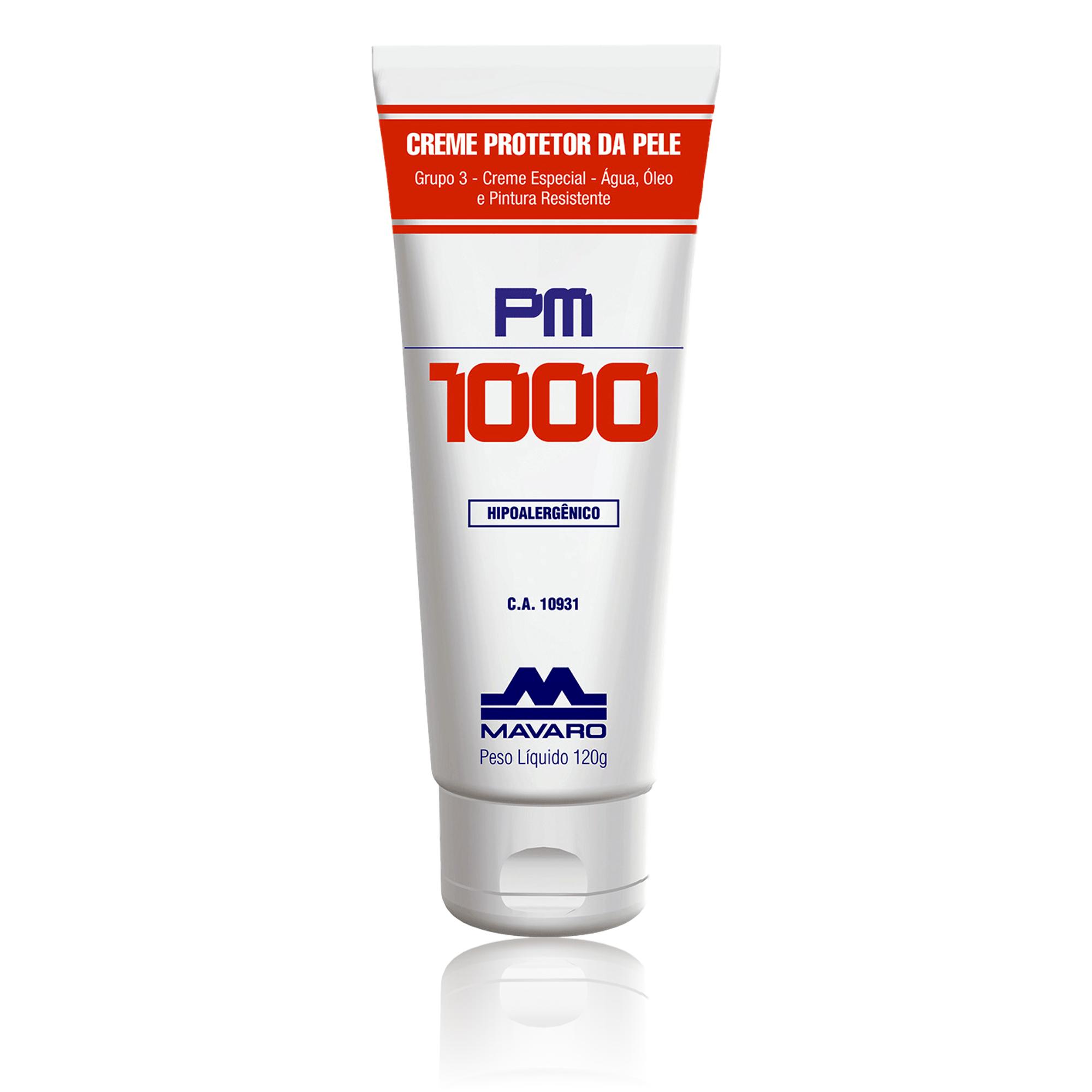 Miniatura Creme de Proteção Pele PM1000 Água, Óleo, Pintura 120GRS