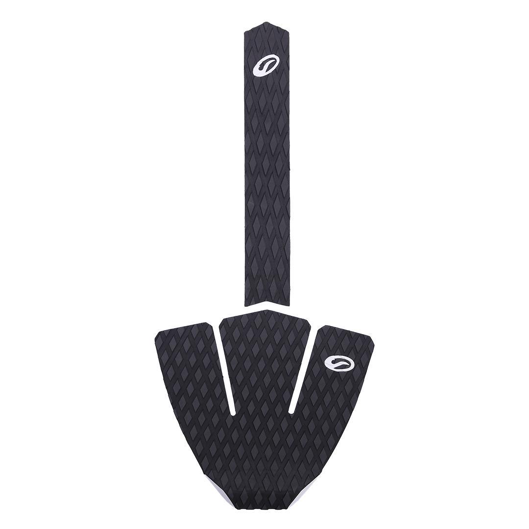 Miniatura Kit Deck Antiderrapante Preto + Arch Bar Skimboard