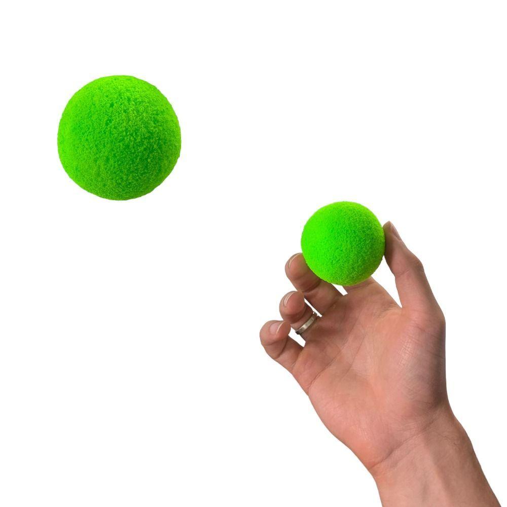 Miniatura 04 Bolas De Espuma Neon Luz Negra- 2 Inch Cor Verde