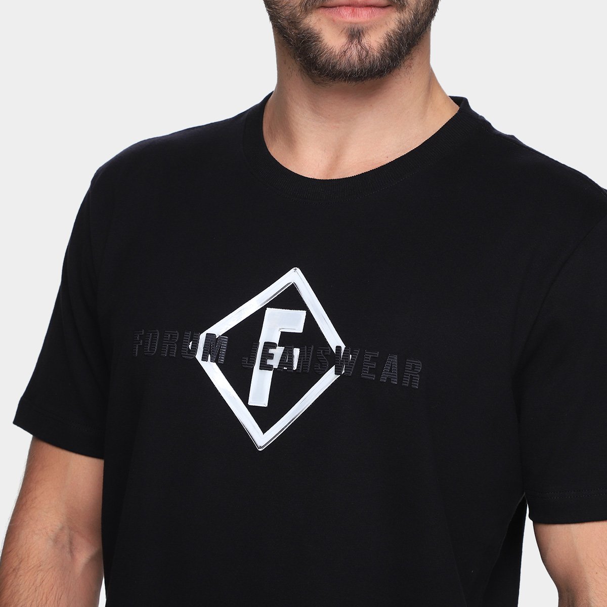 Miniatura Camiseta Forum IV Masculina Preto - G