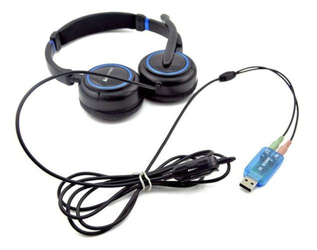 Adaptador Externo De Som 5.1 Usb Placa De Som Computador Pc