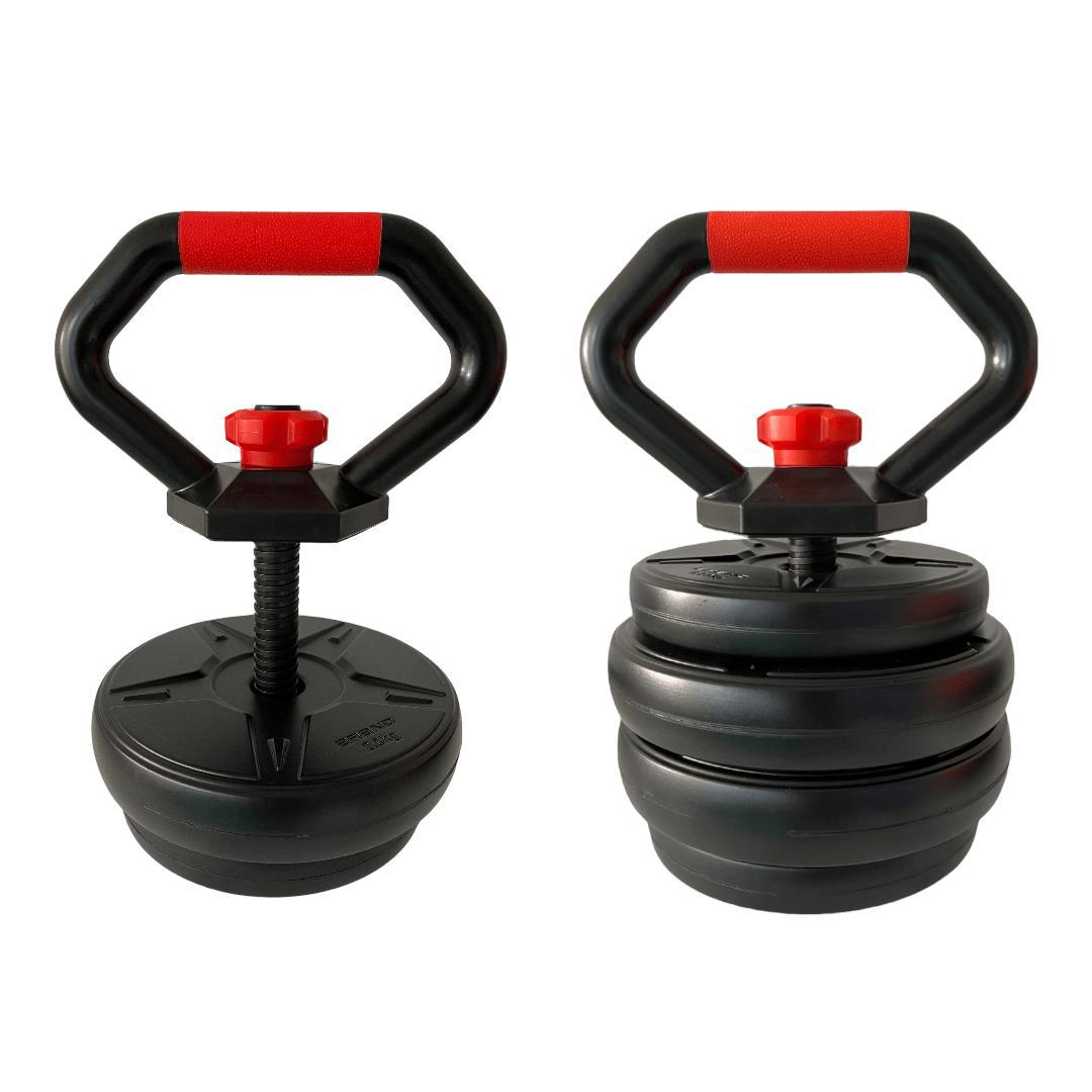 Miniatura Kit Halteres Musculação Kettlebell 6 Em 1 Peso 40Kg Odin Fit