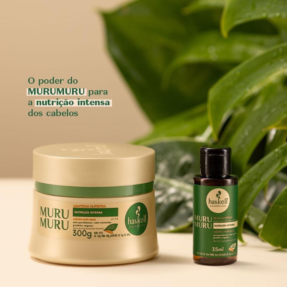 Miniatura Kit Haskell Murumuru Manteiga Hidratante 500G E Seiva 35Ml