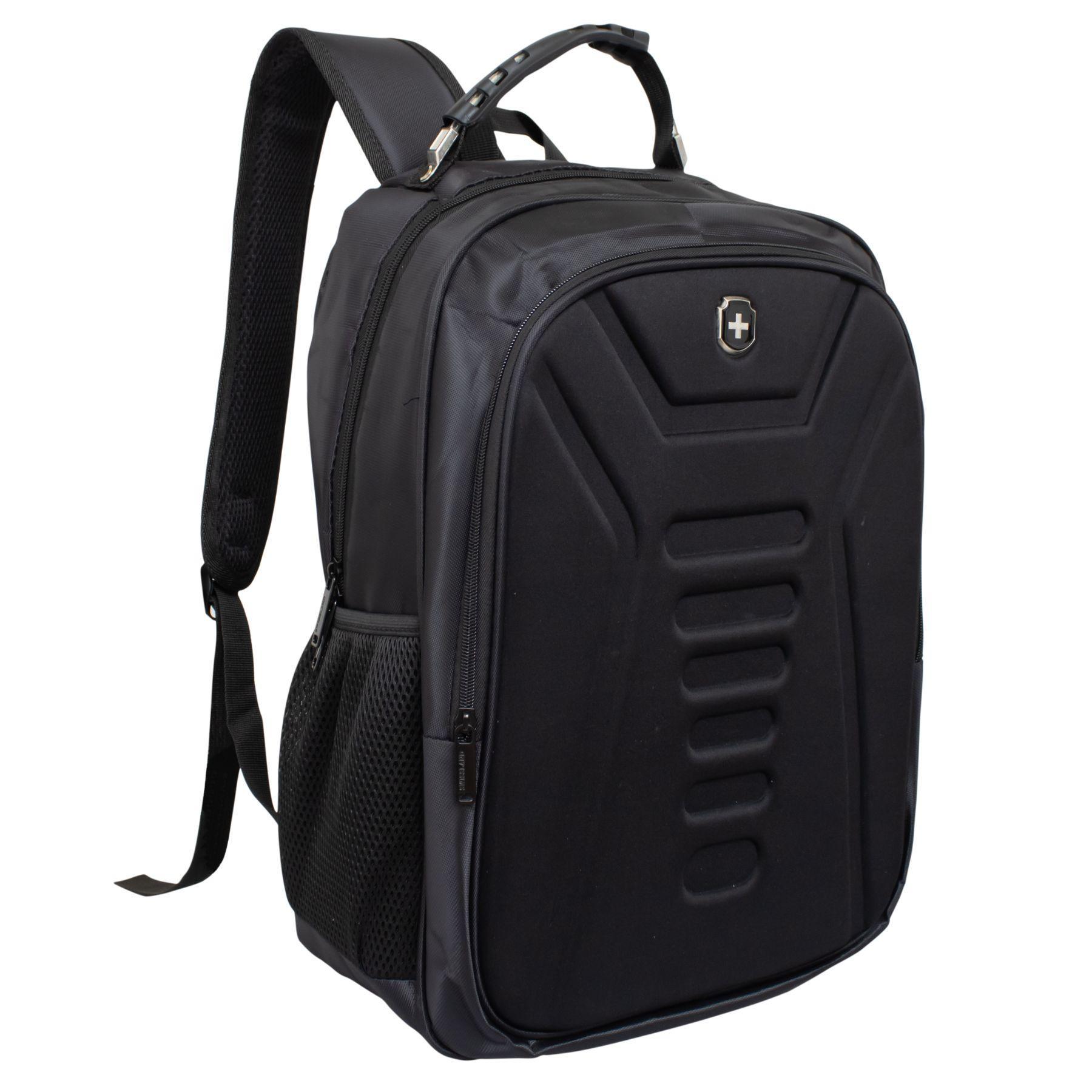 Miniatura Mochila Masculina Executiva Grande Resistente Laptop Preta