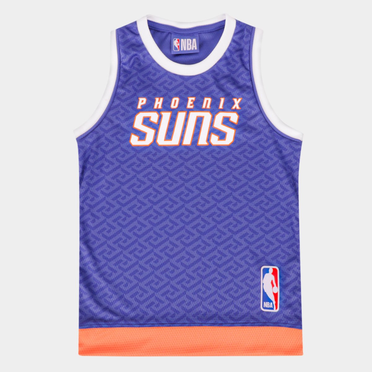 Miniatura Regata NBA Juvenil Phoenix Suns Division Braziline Roxo+Laranja - 10A