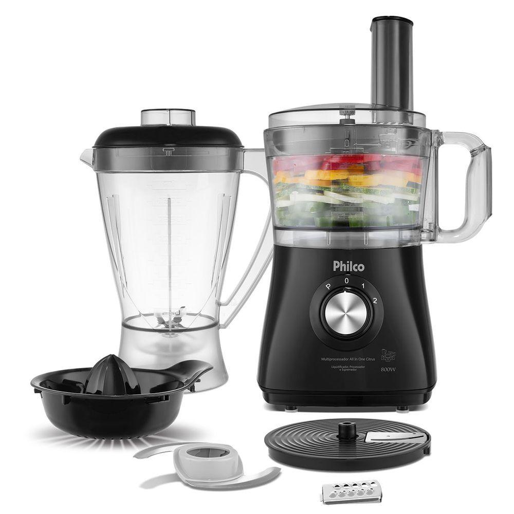 Miniatura Multiprocessador Philco 5 em 1 800W All In One Citrus 110V