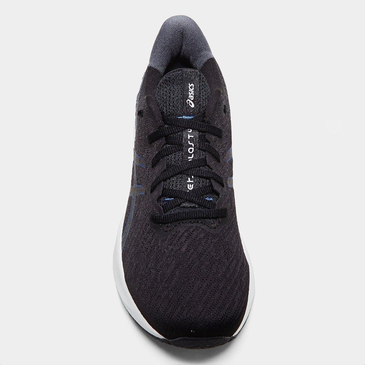 Miniatura Tênis Asics Versablast 4 Masculino Preto+Azul claro - 39