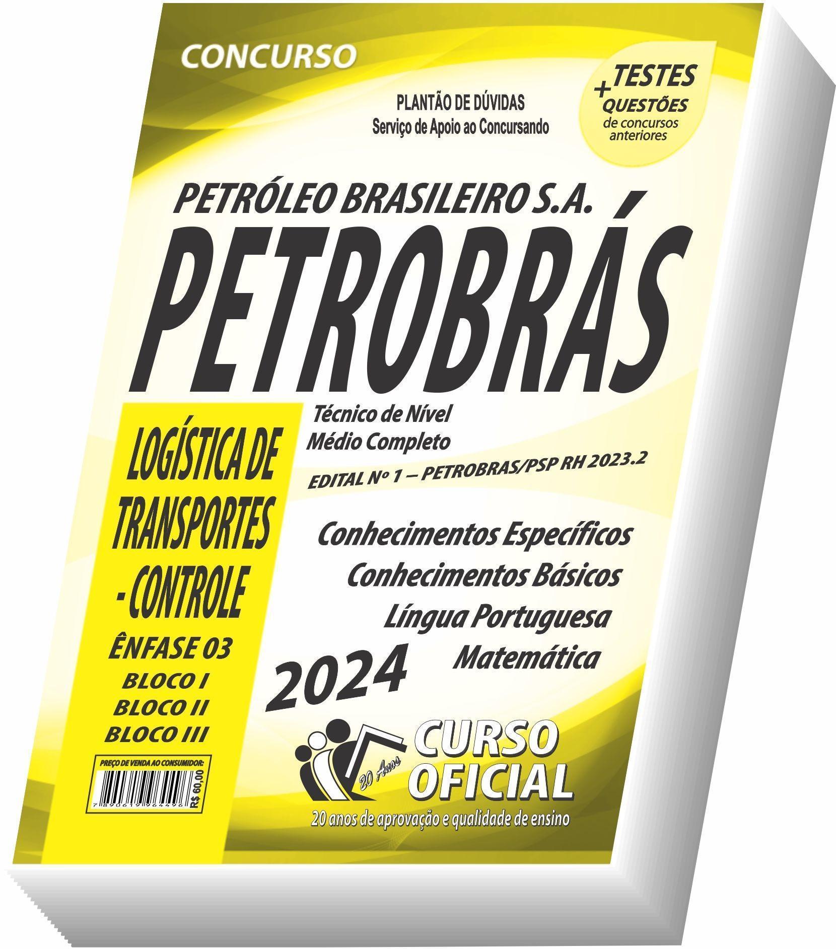 Miniatura Apostila Petrobras - Ênfase 3 - Logística De Transportes