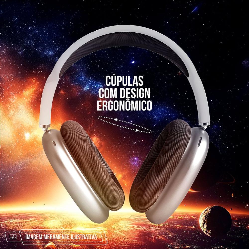 Miniatura Headphone Bluetooth Orbit Max - Cinza Escuro - SPACE