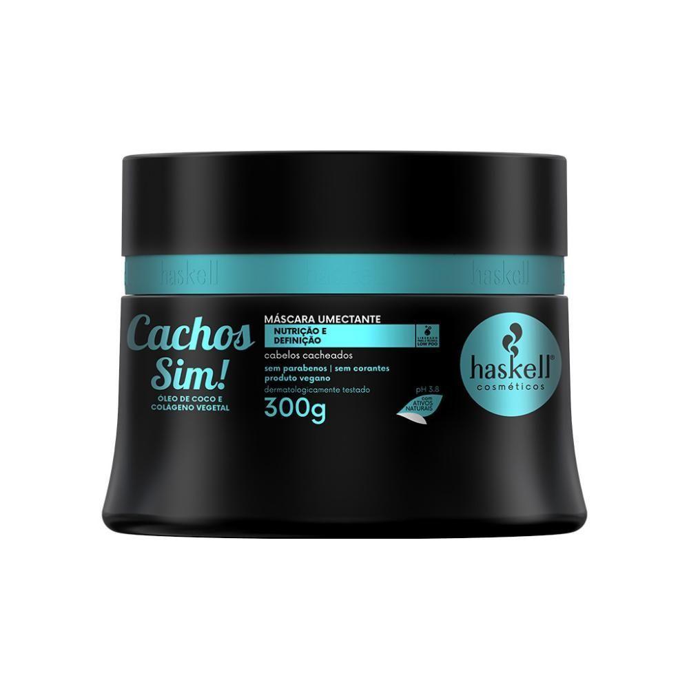 Kit Máscaras Mandioca + Cavalo Forte + Cachos Sim Haskell - 300g - Cabelos Cacheados