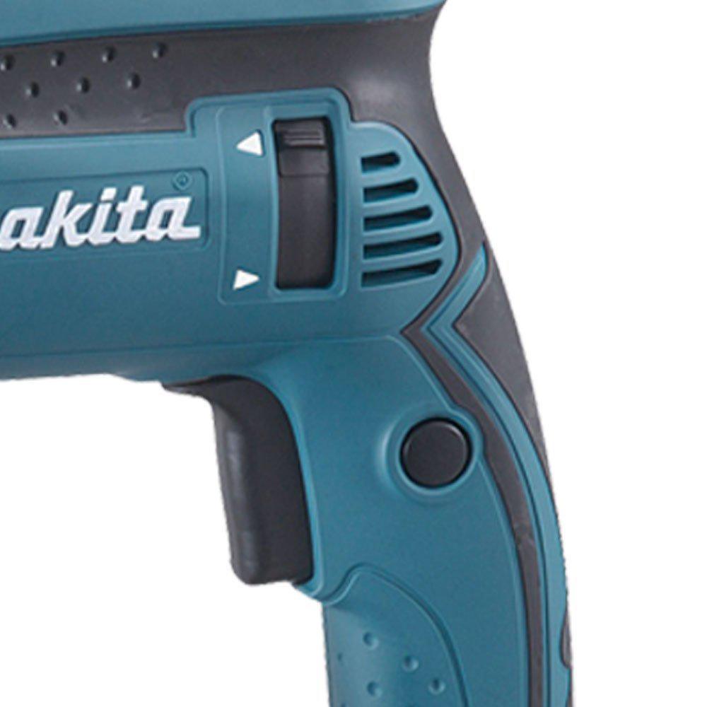 Miniatura Furadeira Impacto 1/2 760W Makita Hp1640K + Acessórios 220V
