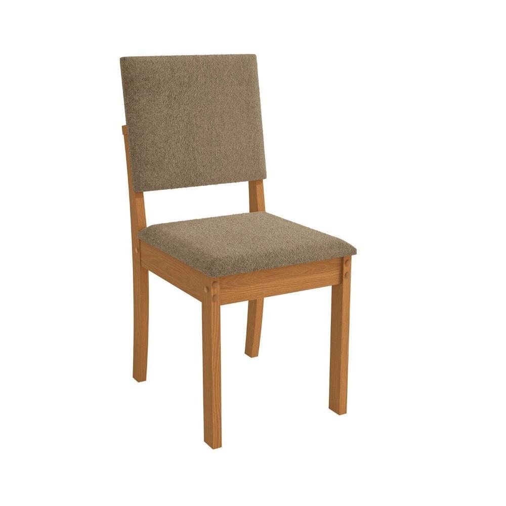 Miniatura Conjunto Mesa Dalia com 8 Cadeiras 82x180x90 Cm Canela/Fendi