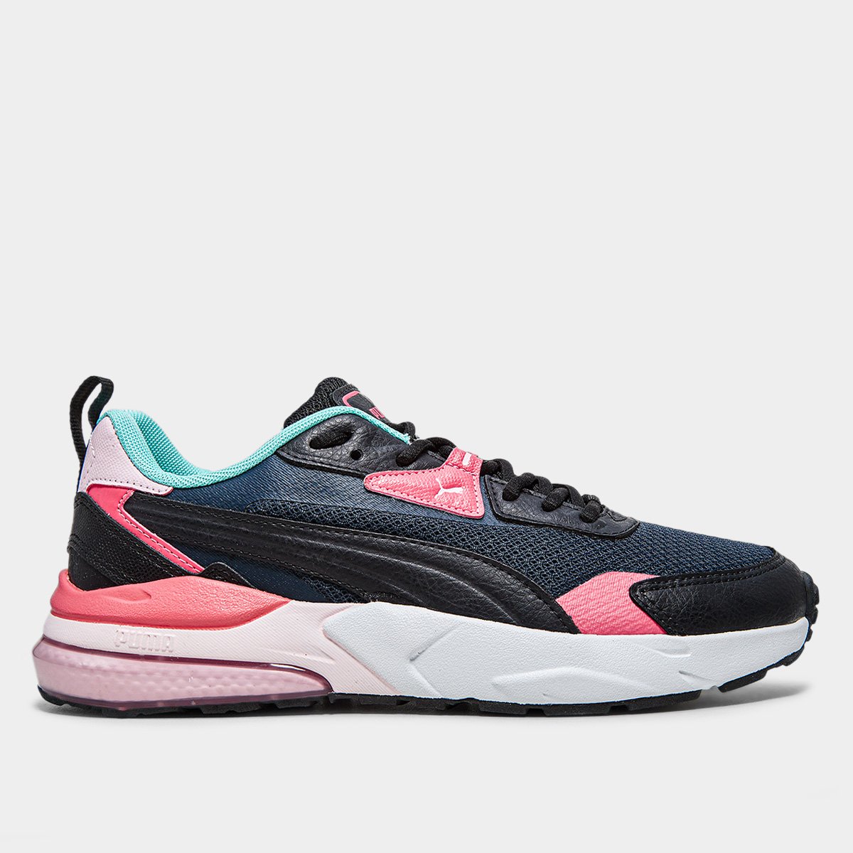 Miniatura Tênis Puma Vis2K Back To Heritage Feminino Chumbo+Preto - 34