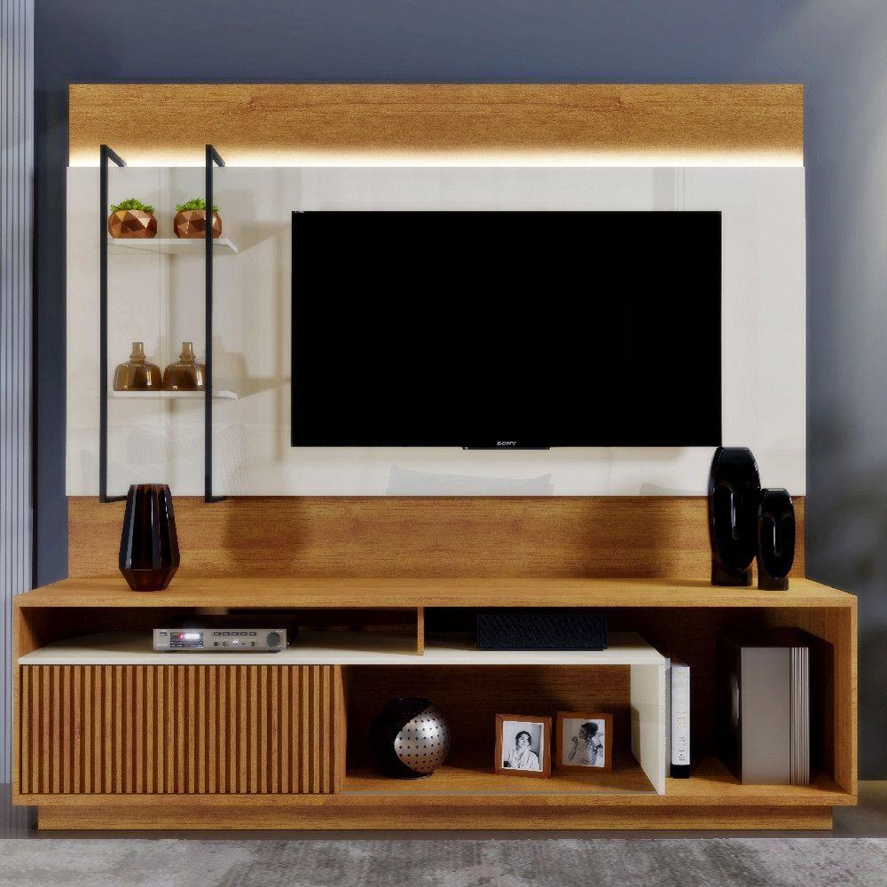 Miniatura Home Granada Com Led Mavaular Para Tv De Até 65"