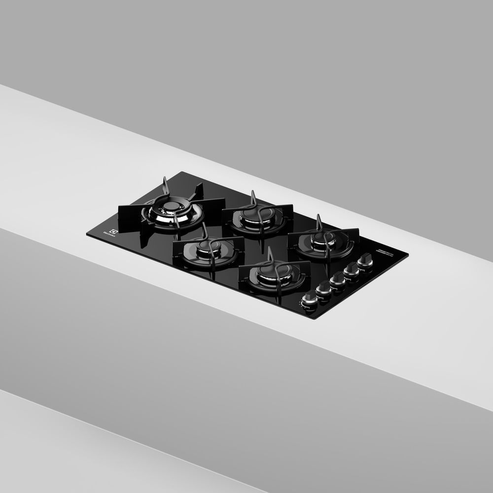 Miniatura Cooktop Electrolux 5 Bocas Expert com Multi Chama Deslocado (KE5GW)
