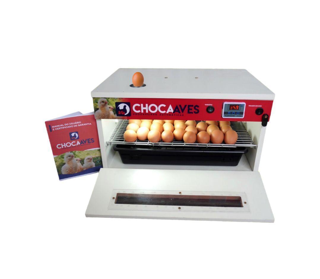 Miniatura Chocadeira 100% Automática, 60 Ovos Com Ovoscópio, 110Volts