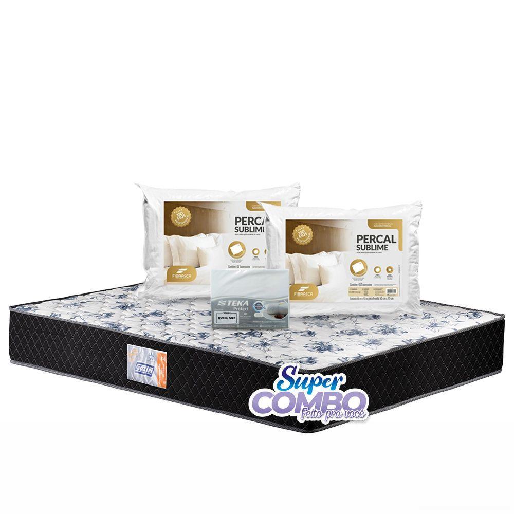 Miniatura Colchão Gazin D33 Espuma Supreme Queen Size 158x198x25cm