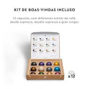 Cafeteira Nespresso Vertuo Pop com Kit Boas-Vindas – Vermelha 110V