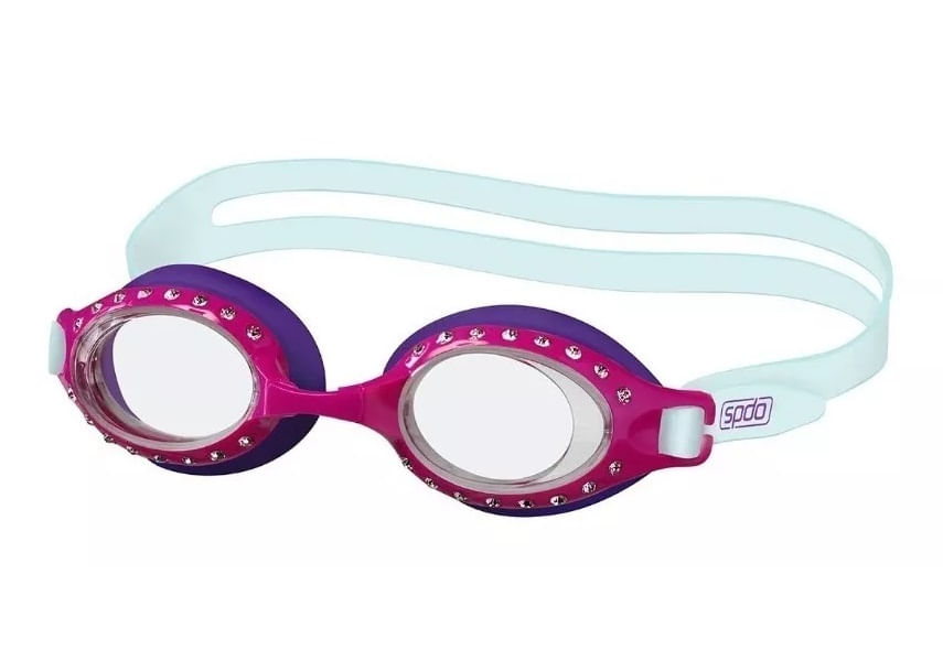 Miniatura Oculos Natação Speedo Princess Uva Cristal