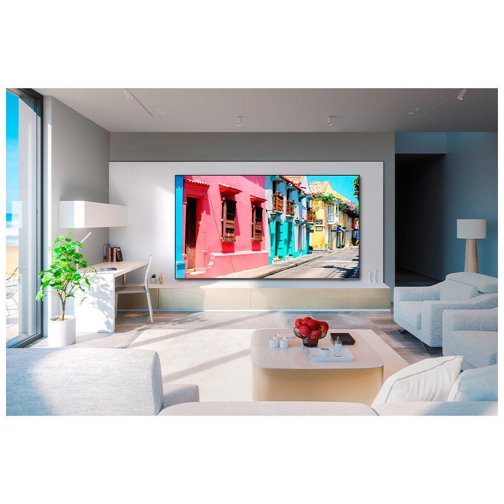 Smart TV Samsung QLED 4K 98" Polegadas 98Q80C 2023, Modo Game, Processador com IA, Som Movimento Virtual Bivolt
