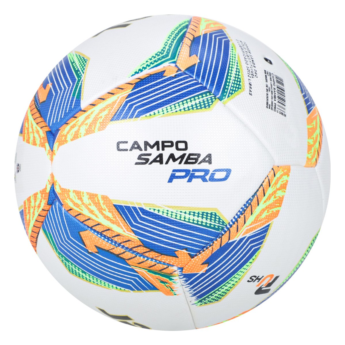 Miniatura Bola de Futebol Campo Topper Samba Pro 2024 Branco+Azul