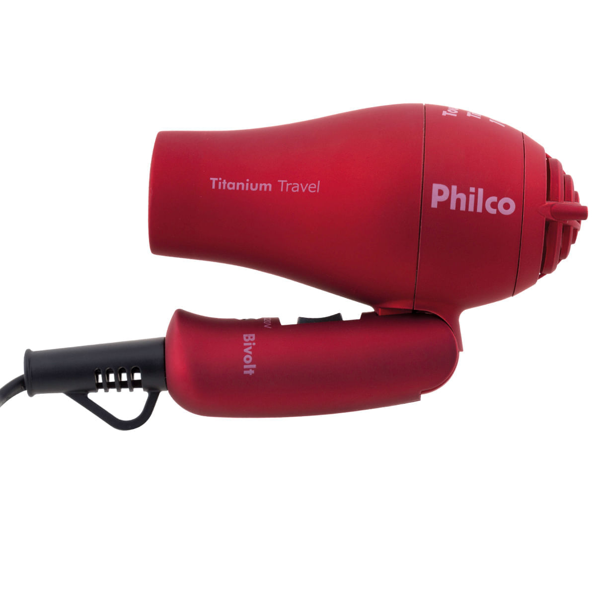 Miniatura Secador de Cabelo Philco Titanium Travel 750W Bivolt
