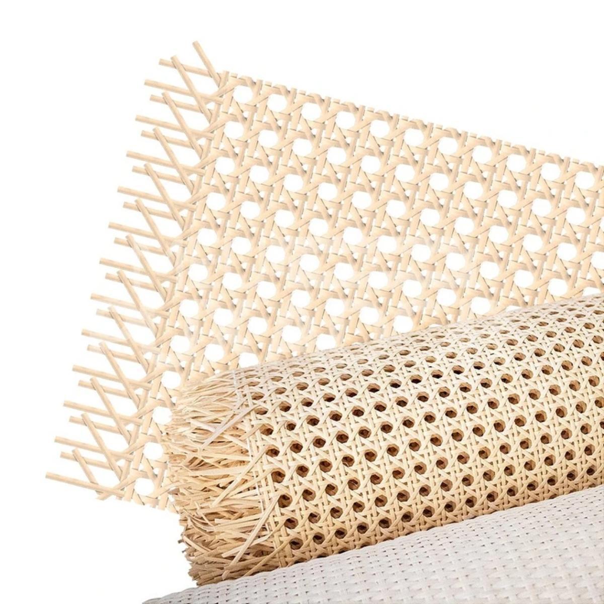 Miniatura Palha Indiana Palhinha Sintética Sextavada Rattan 2Mt X 50Cm